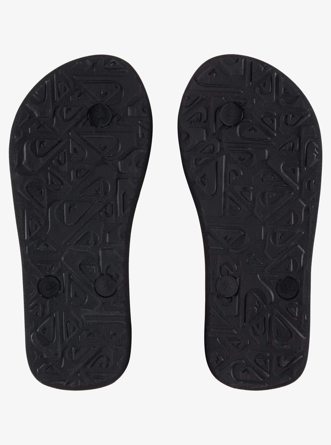 Quiksilver Molokai Youth Jandals in Black White available at Freeride Surf & Skate NZ.
