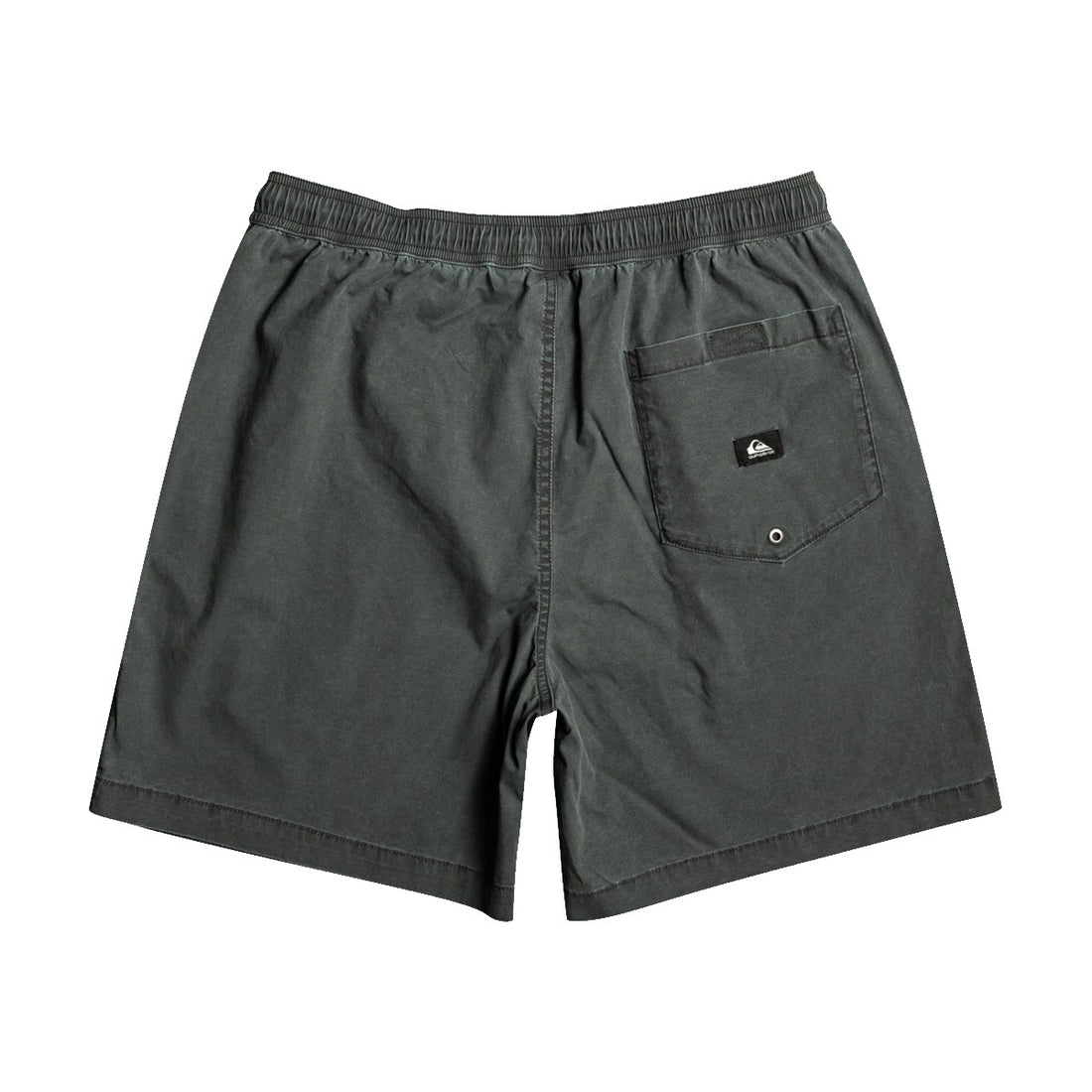 Quiksilver Taxer Boardshort in Black with acid-wash finish, drawcord waistband and side and back pockets.