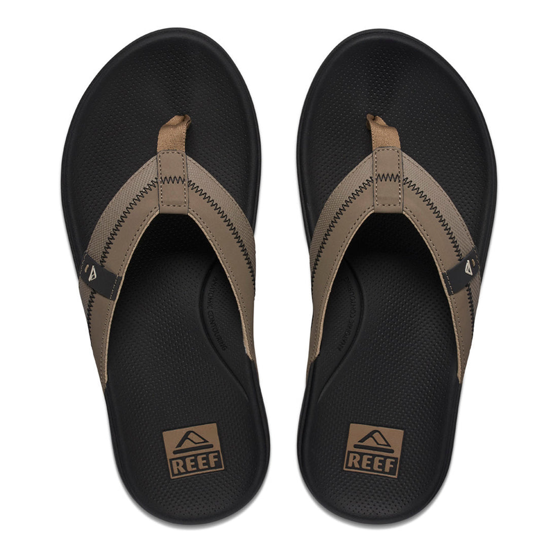 Reef Cushion Phantom LE 2.0 Jandal in Fossil Raven available at Freeride Surf & Skate NZ.