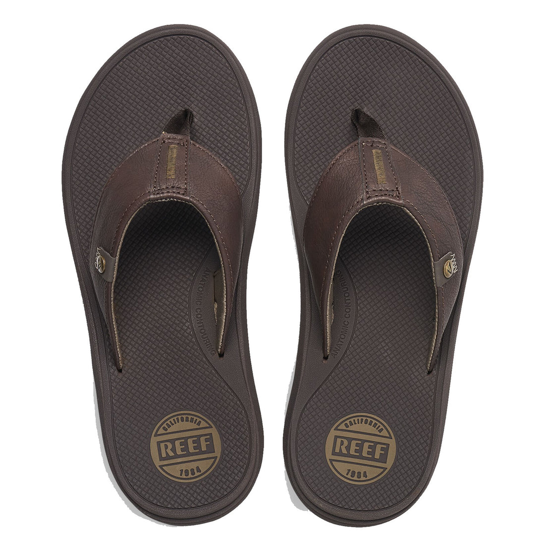 Reef Phantom Nias Jandal in Brown Fossil available at Freeride Surf & Skate NZ.