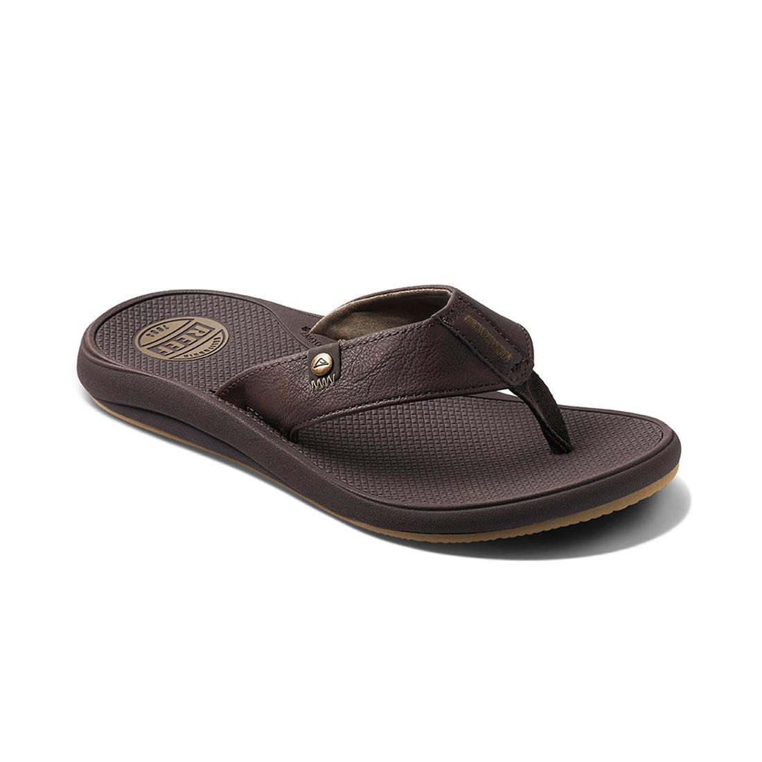 Reef Phantom Nias Jandal in Brown Fossil available at Freeride Surf & Skate NZ.
