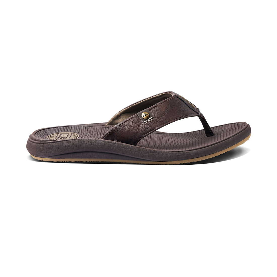 Reef Phantom Nias Jandal in Brown Fossil available at Freeride Surf & Skate NZ.
