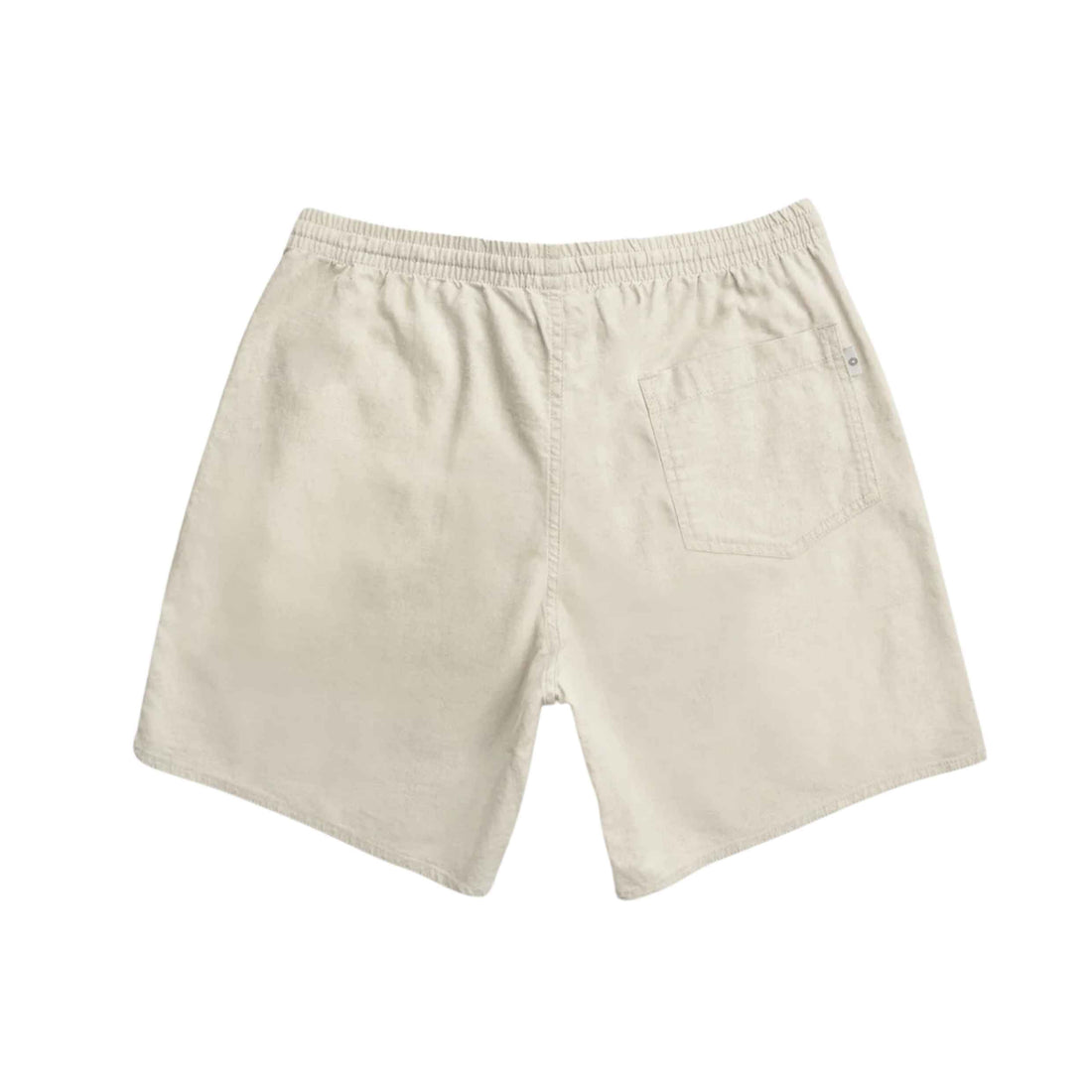 Rhythm Classic Linen Jam Shorts in Sand with relaxed above-the-knee fit, elastic drawcord waist and side pockets.