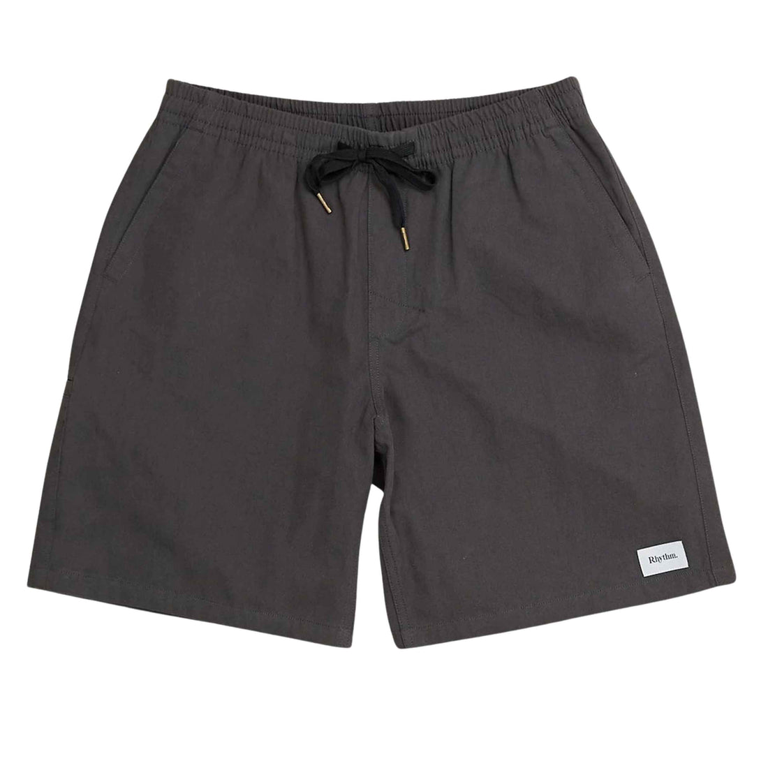 Rhythm Contrast Stitch Jam Short with washed cotton finish, contrast stitching and elastic drawcord waistband.