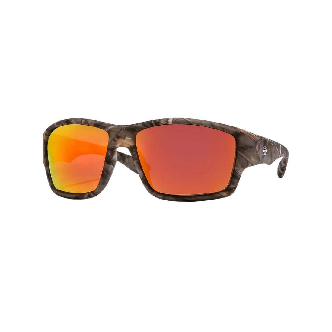 Ritual The Decline sunglasses combat brown with orange reflective polarised lenses oversized wrap frame at Freeride Surf & Skate NZ.