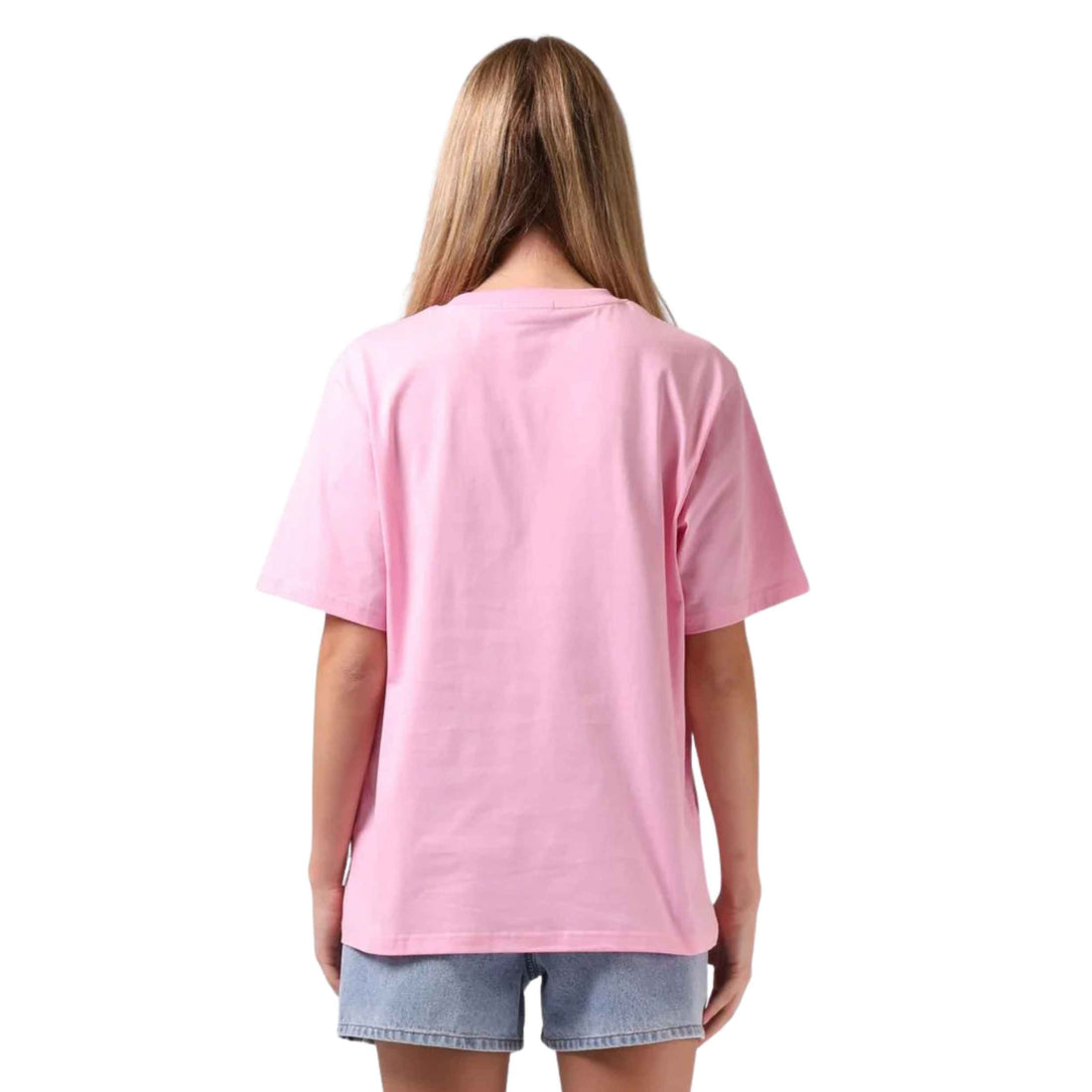 RPM Women's Flow Tee in Pink with raised 3D RPM MFG graphic printed on the front.