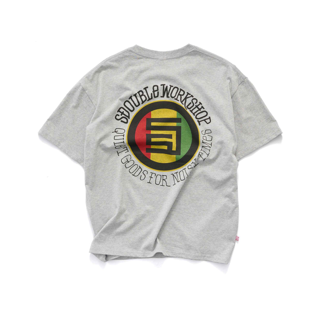 S/Double Quiet Dot Tee Heather Grey available at Freeride Surf & Skate NZ.