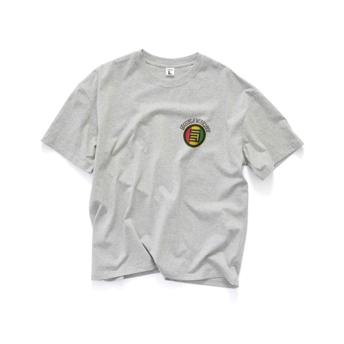 S/Double Quiet Dot Tee Heather Grey available at Freeride Surf & Skate NZ.