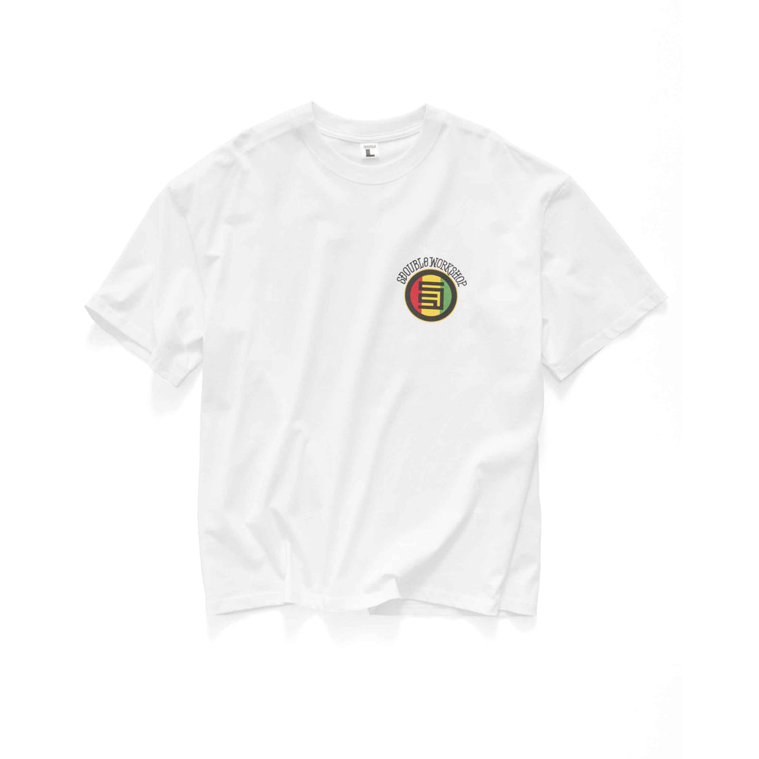 S/Double Quiet Dot Tee White available at Freeride Surf & Skate NZ.