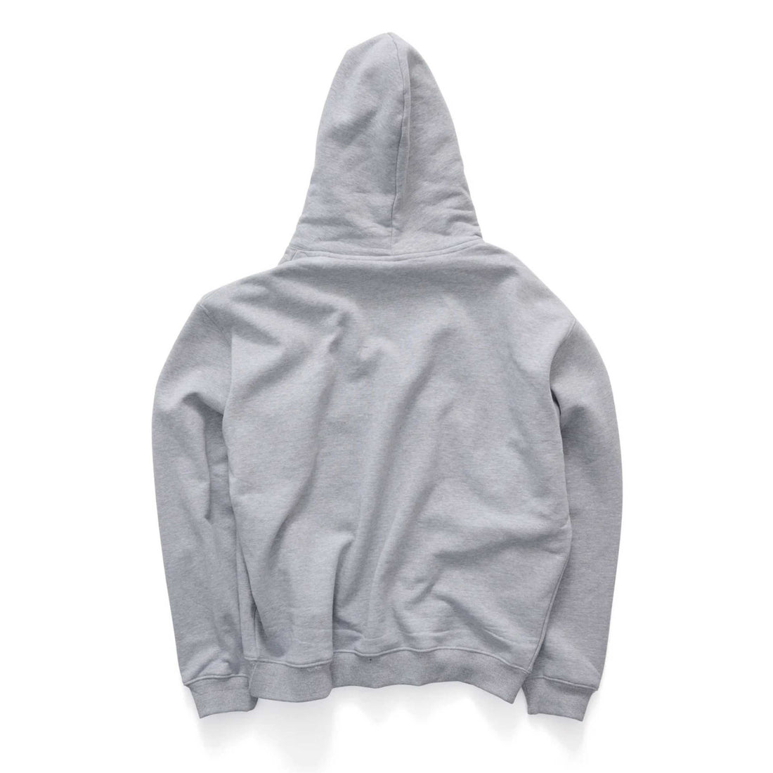 S Double Roots Pullover Hoodie heather grey heavyweight fleece available at Freeride Surf & Skate NZ.