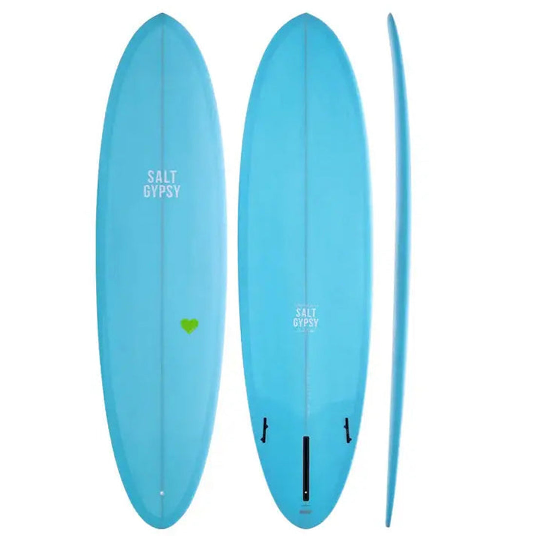 Get set for a summer of cool cruisy surfing, riding the new Salt Gypsy Mid Tide in the yummy Lavender colourway. Get the full package with board, bag, leash and wax so you have everything to attack the waves. Surfboard package deals at Freeride Surf Skate NZ
