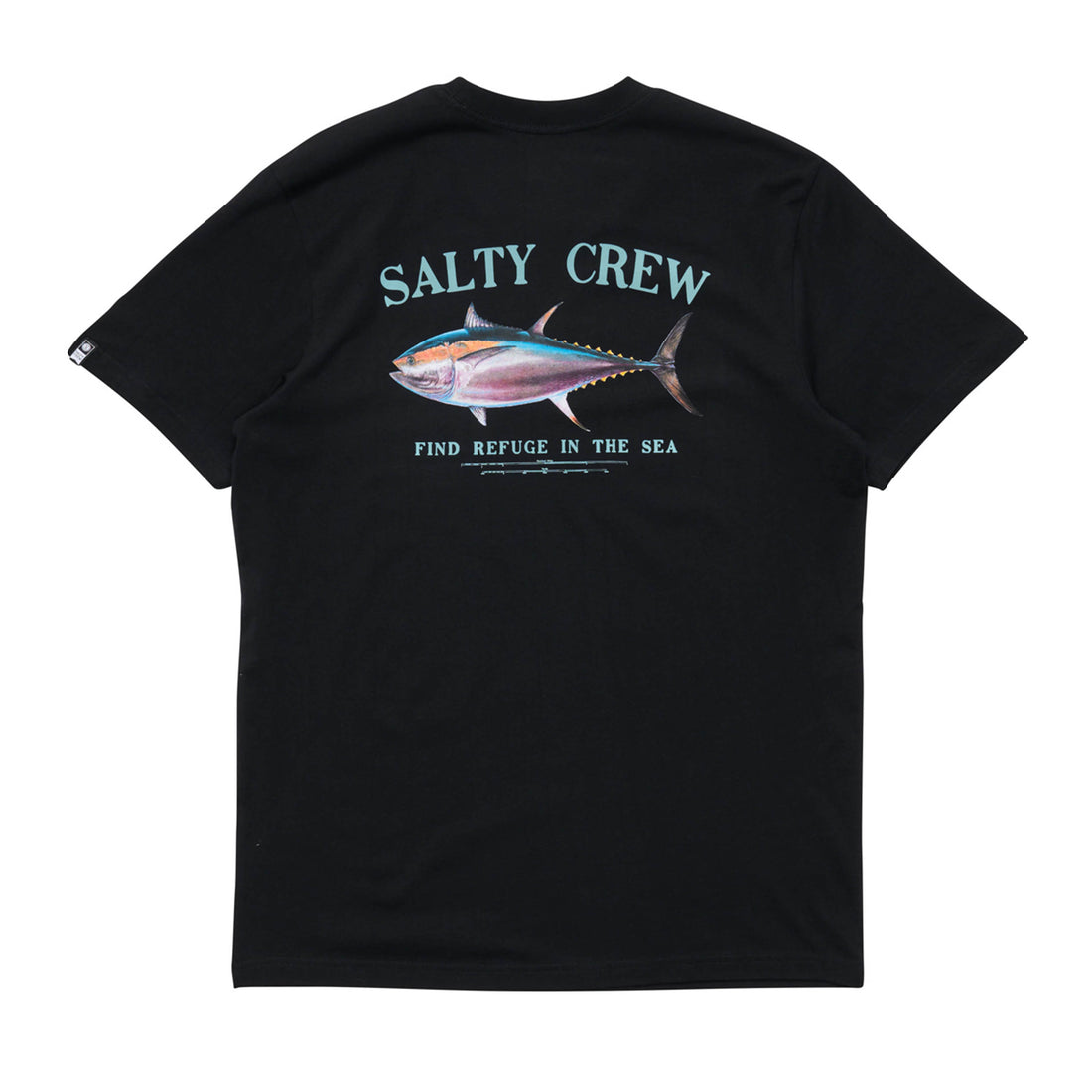 Salty Crew Big Blue Premium Tee in Black available at Freeride Surf & Skate NZ.