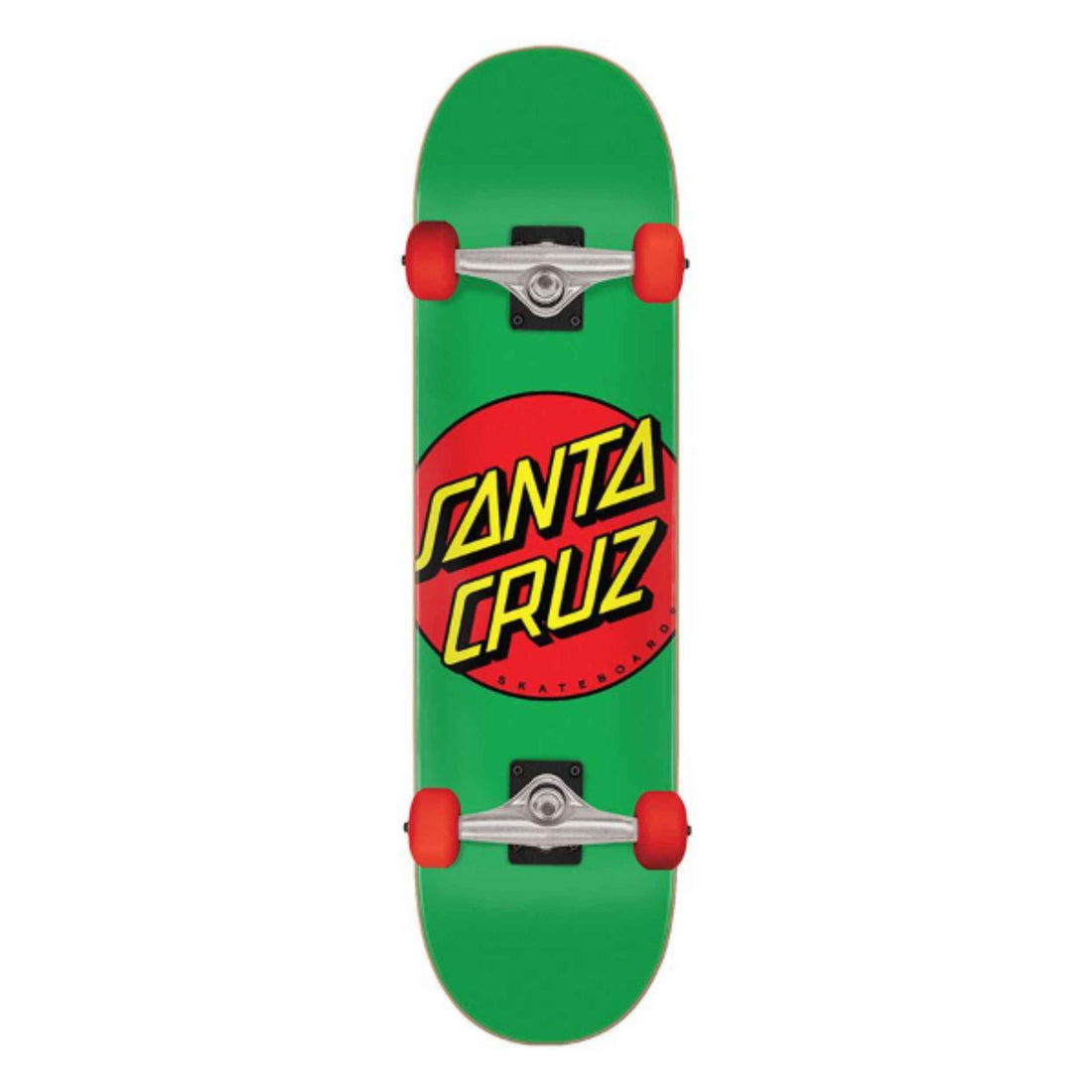 Santa Cruz Classic Dot Complete Skateboard 7.80 Green/Red available at Freeride Surf & Skate NZ.