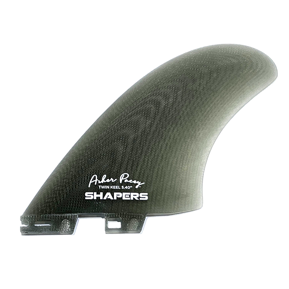 Shapers AP Twin Fin Keel 5.4 inch fin set for FCS II system at surf shop Auckland NZ