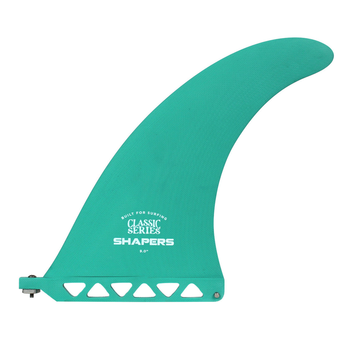 Shapers Classic Series 9" longboard fin apple green fibreglass surfboard fin for longboard fin box surf shop Auckland NZ