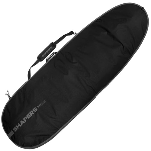 Shapers DayLite Longboard Cover 8’0" — padded lightweight longboard cover with fin slot and shoulder strap, available at Freeride Surf & Skate NZ