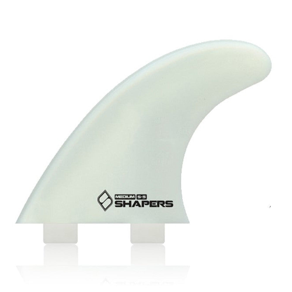 Shapers Fibre Flex Medium thruster fin set for FCS fin systems at Freeride Surf & Skate Auckland NZ