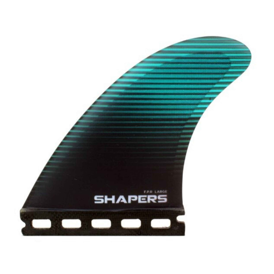 Shapers F.P.R. Airlite Large 3-Fin fin set Futures system at surf shop Auckland NZ