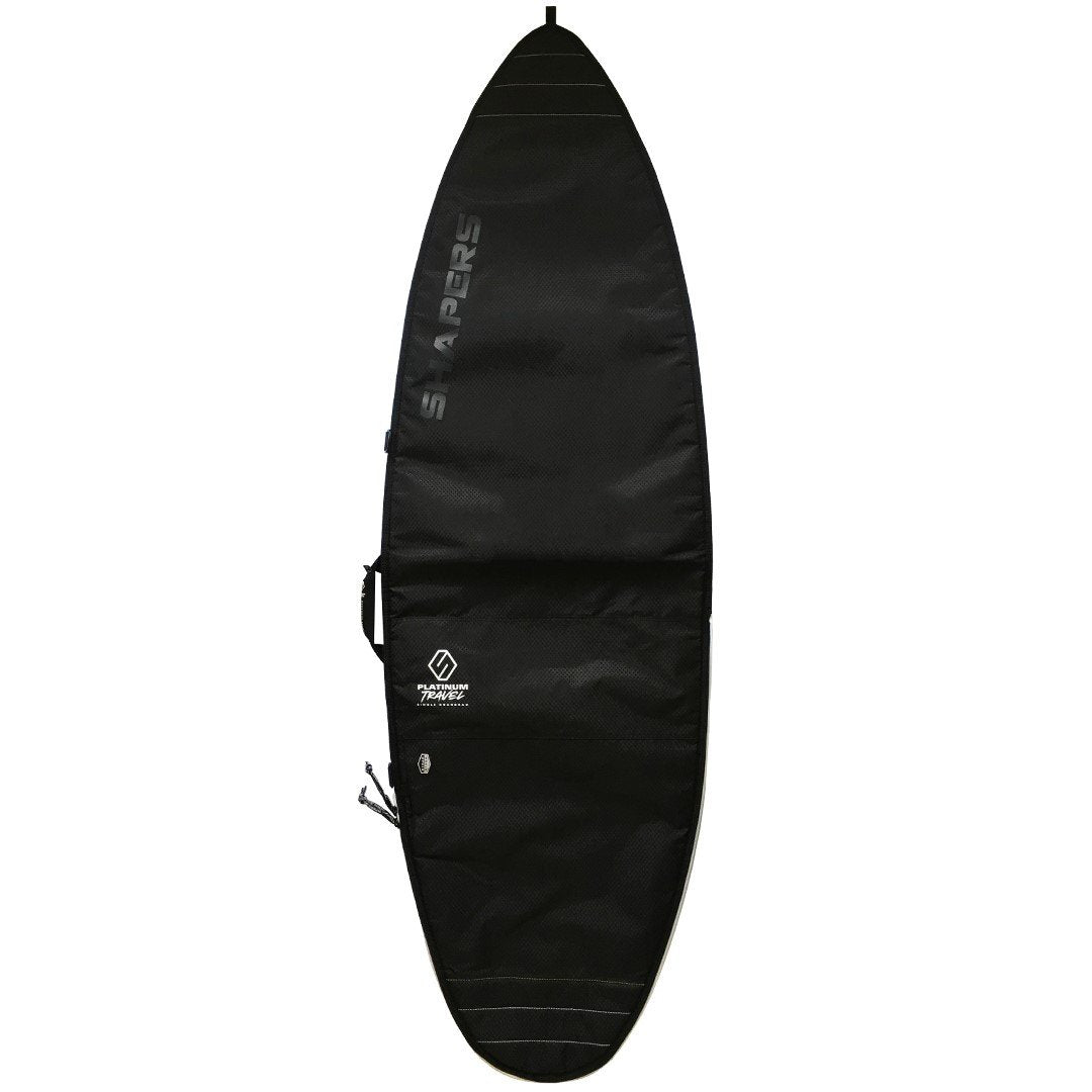 Shapers platinum single shortboard surfboard bag 6 foot board cover available at Freeride Surf & Skate NZ.