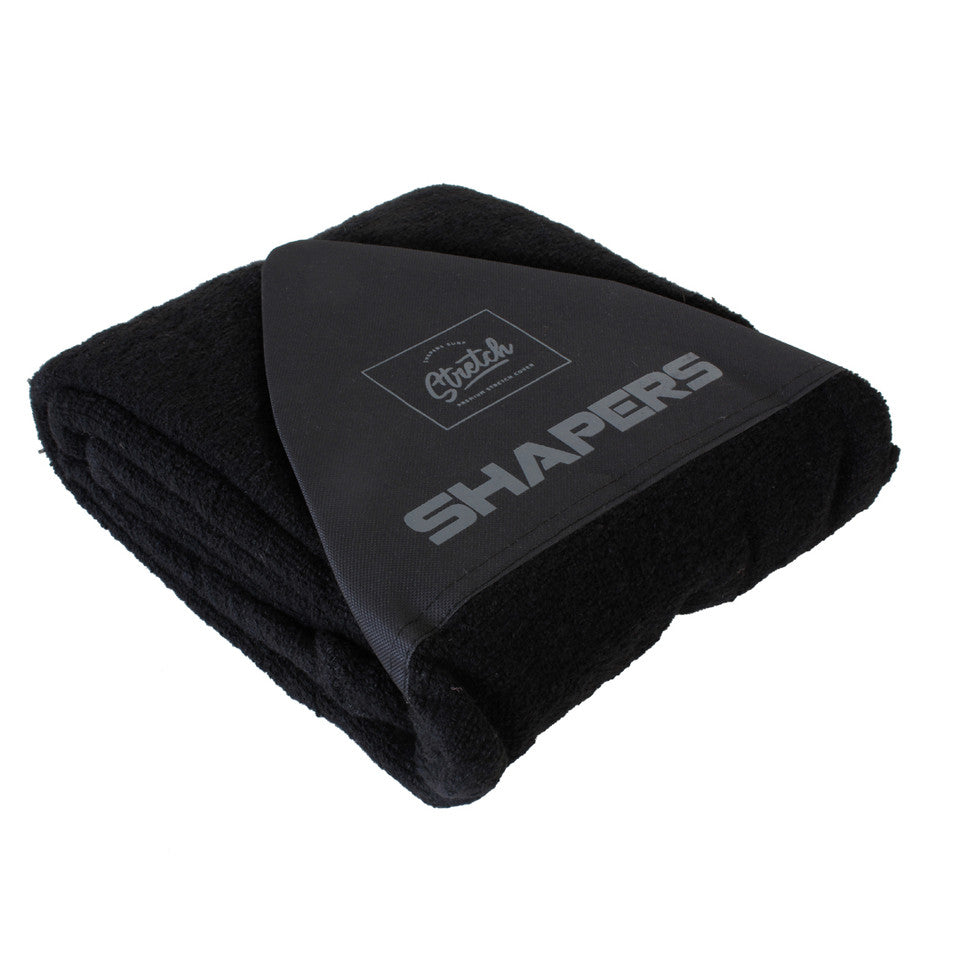 Shapers premium stretch 7 foot board sock stealth black surfboard cover available at Freeride Surf & Skate NZ.