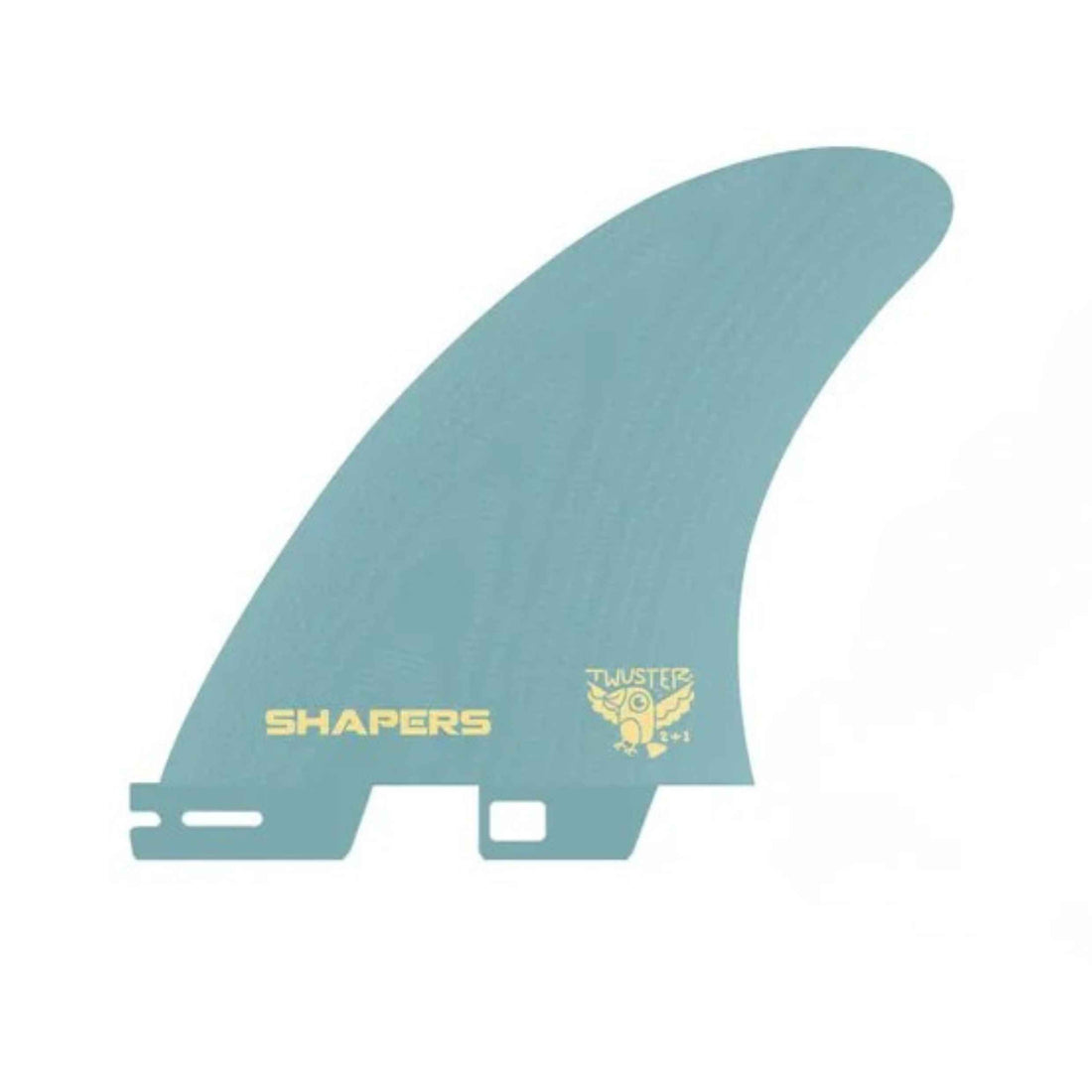 Shapers Twuster Sea Foam Shapers 2 Tab twin plus trailer fin set available at Freeride Surf & Skate NZ.