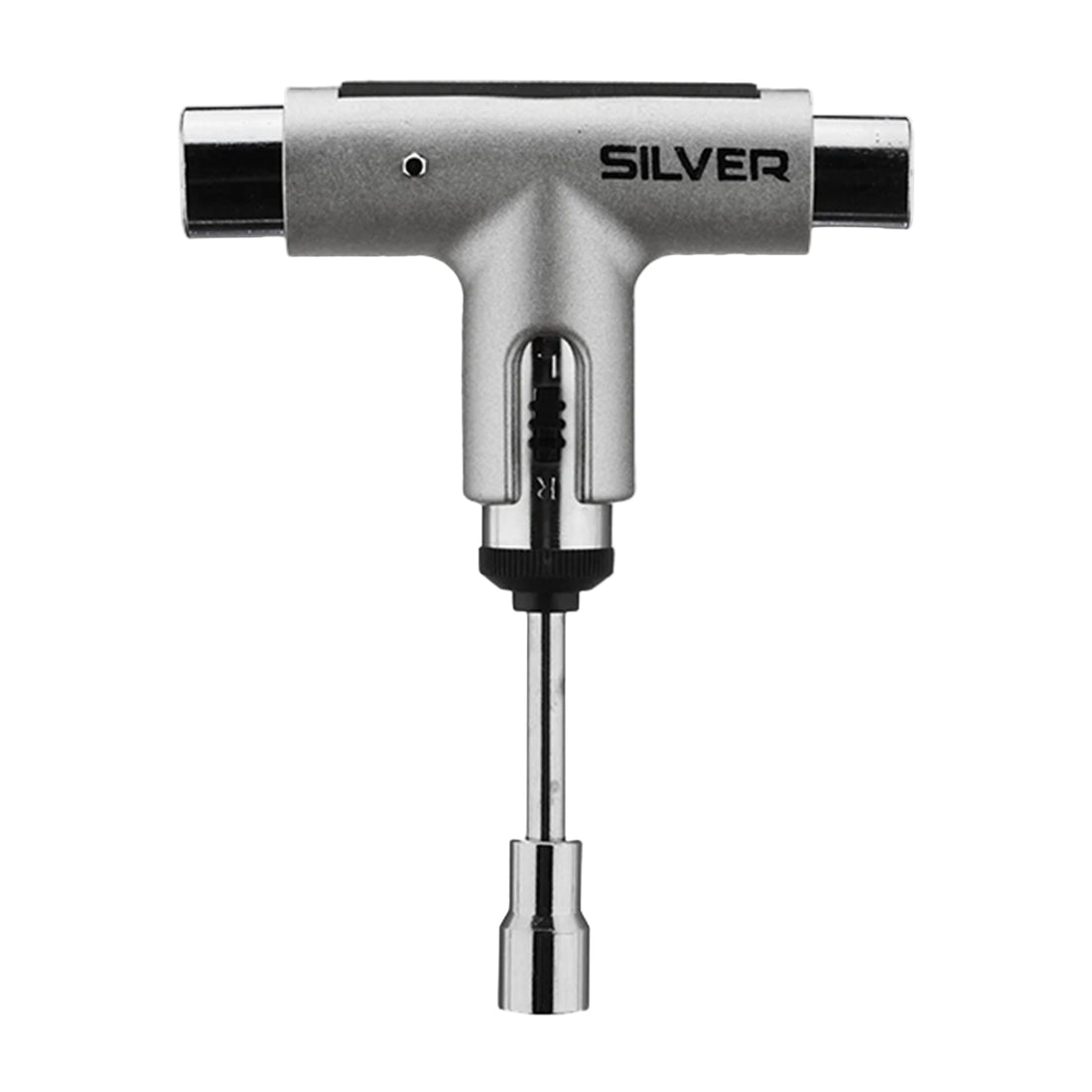 Silver Skateboard Ratchet Tool

Silver Ratchet Tool - Metallic Silver&nbsp;

The Silver Ratchet Tool is the ultimate accessory for skateboard assembly and maintenance, combining quality craftsmanship with versatile features