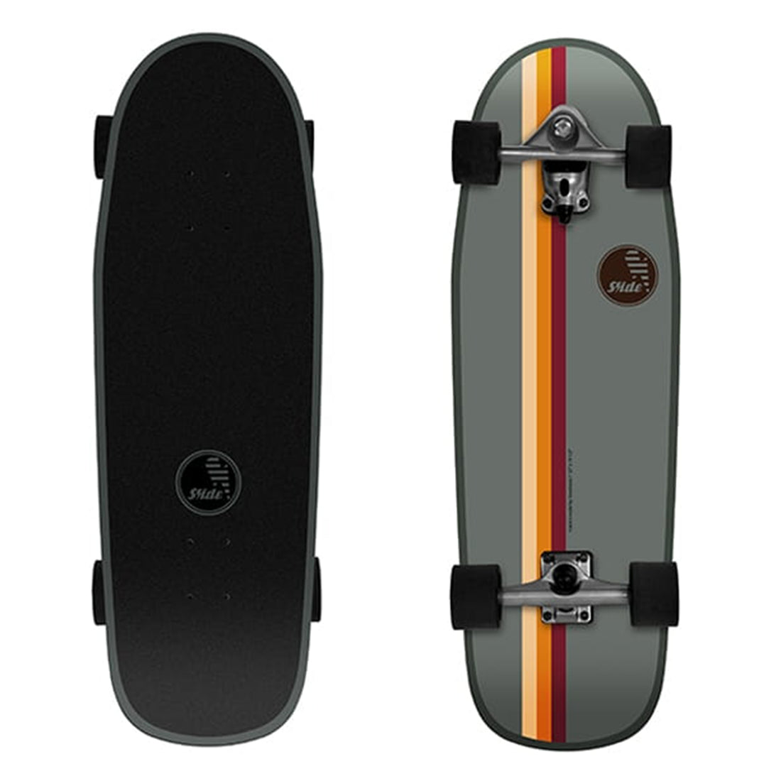 Slide Deep Concave 32 Inch Surf Skate designed for responsive carving and bowl riding.