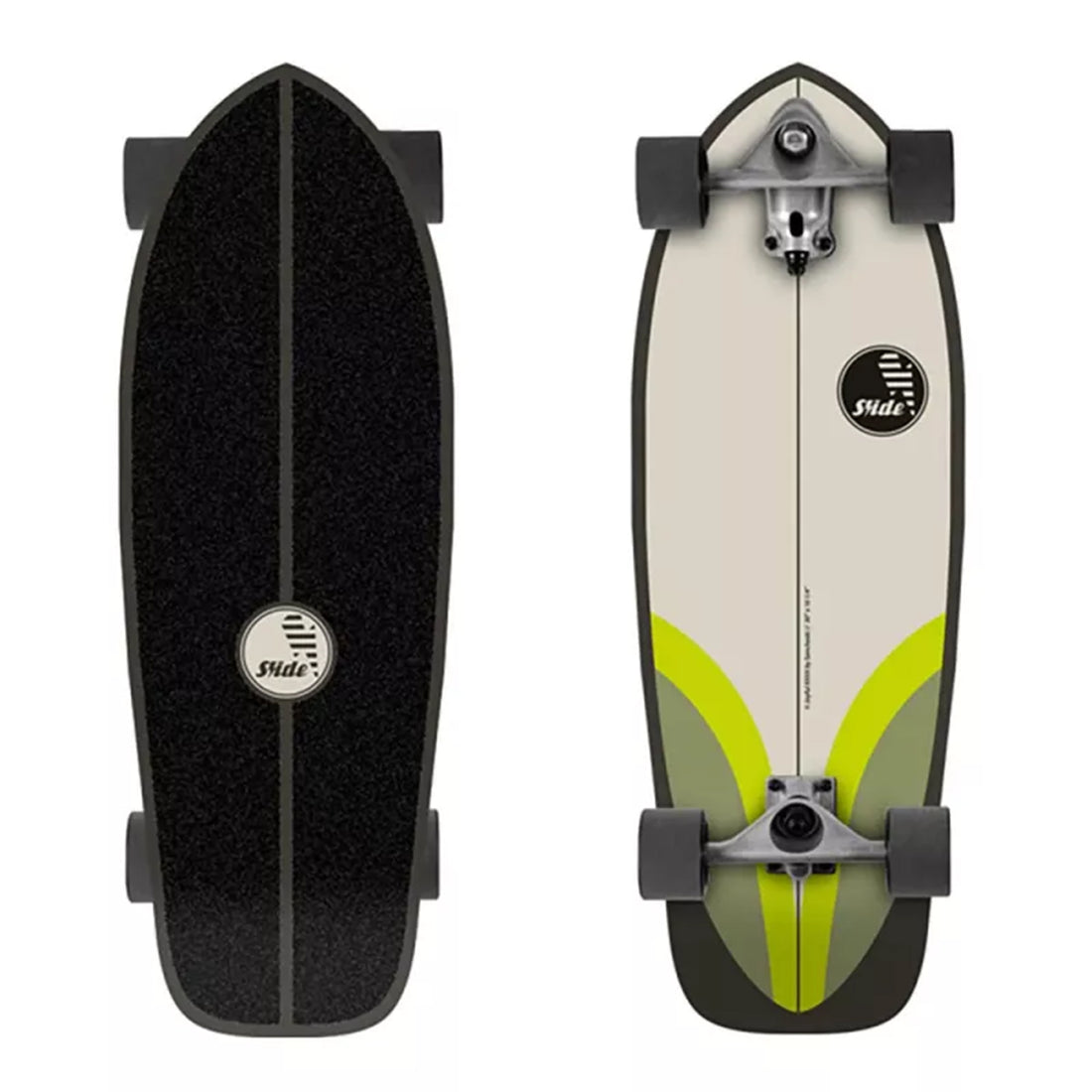 Slide Joyful Pinlime 30 Inch Surf Skate designed for carving and surf training.