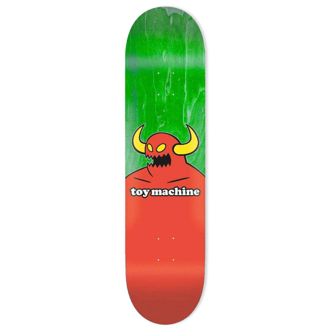 Toy Machine Monster 8.5 Skate Deck team model with 7-ply Canadian maple construction, available at Freeride Surf & Skate NZ.