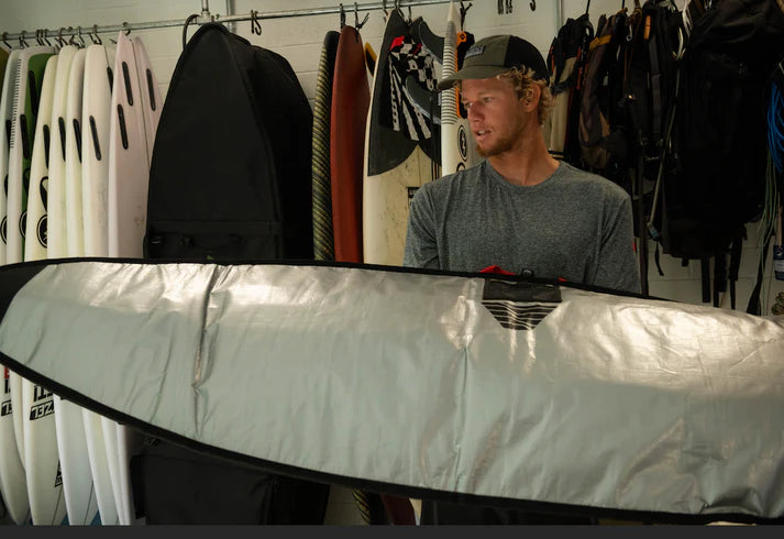 Veia Explorer 6 foot 6 single day surfboard bag squadron Cordura board bag available at Freeride Surf & Skate NZ.