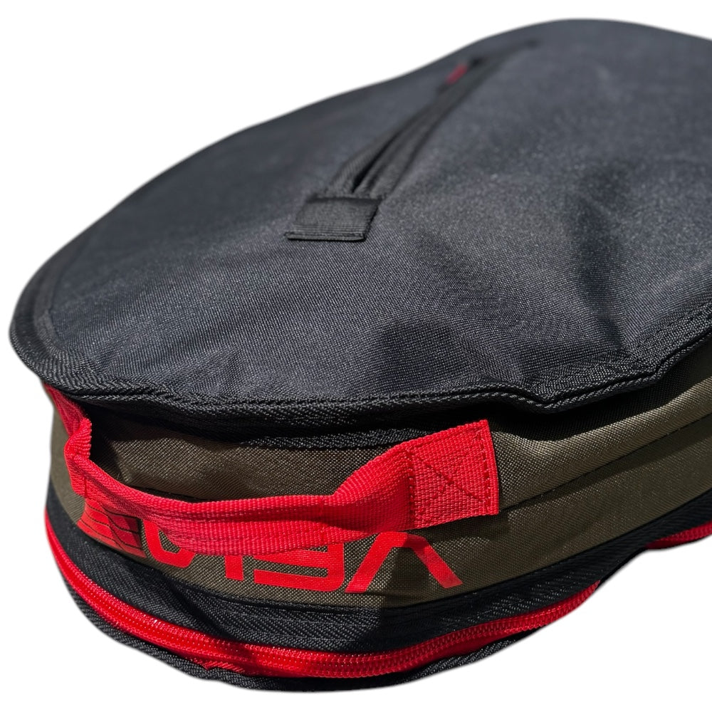 VEIA Explorer Midlength Surfboard Travel Bag 7’0" in Squadron — padded surfboard travel/day bag with fin slot and reinforced nose, available at Freeride Surf & Skate NZ.