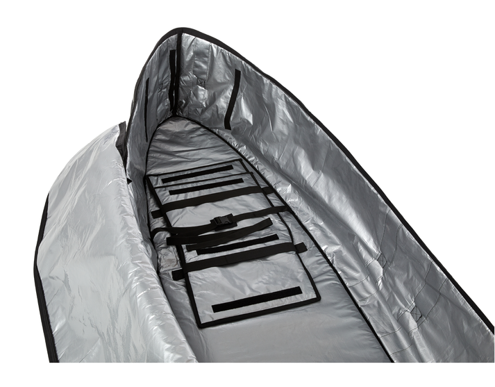 Veia John John Florence 7 foot 5 to 7 board travel surfboard bag night heavy duty board bag available at Freeride Surf & Skate NZ.