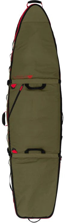 VEIA Wheeled Four Board 6'6 Travel Bag Squadron — premium four-board surf travel bag with wheels, heavy padding, and JJF rockered design, available at Freeride Surf & Skate NZ.