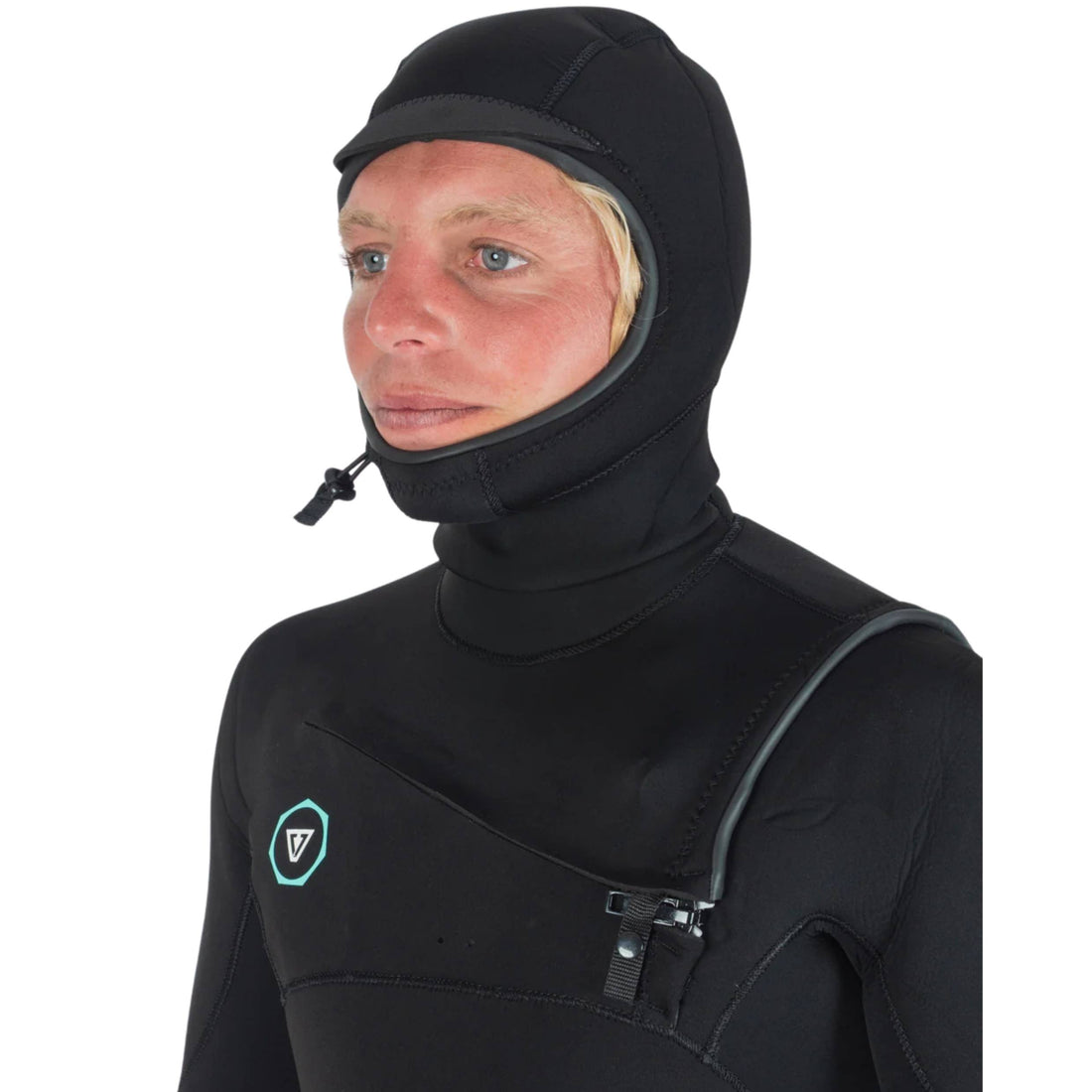 Vissla 7 Seas 5/4/3 hooded chest zip wetsuit with thermal lining and Japanese limestone neoprene available at Freeride Surf & Skate NZ.