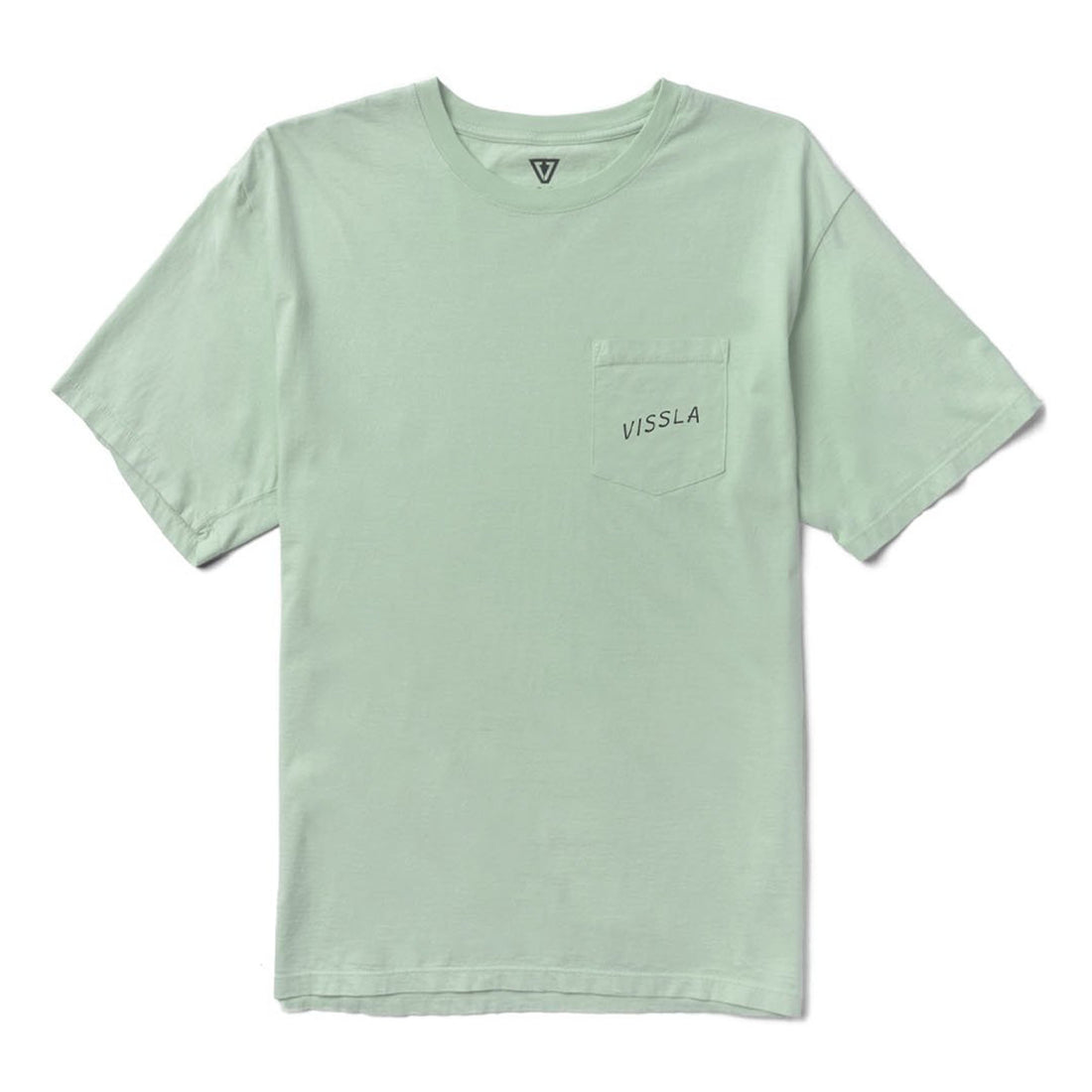 front view of Vissla Captain Pocket Tee — sustainable surf tee made from 100% GOTS-certified organic cotton, shop Freeride Surf & Skate NZ