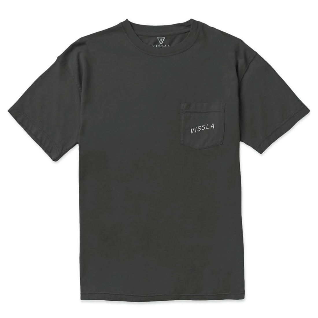 front view of Vissla Captain Pocket Tee — sustainable surf tee made from 100% GOTS-certified organic cotton, shop Freeride Surf & Skate NZ