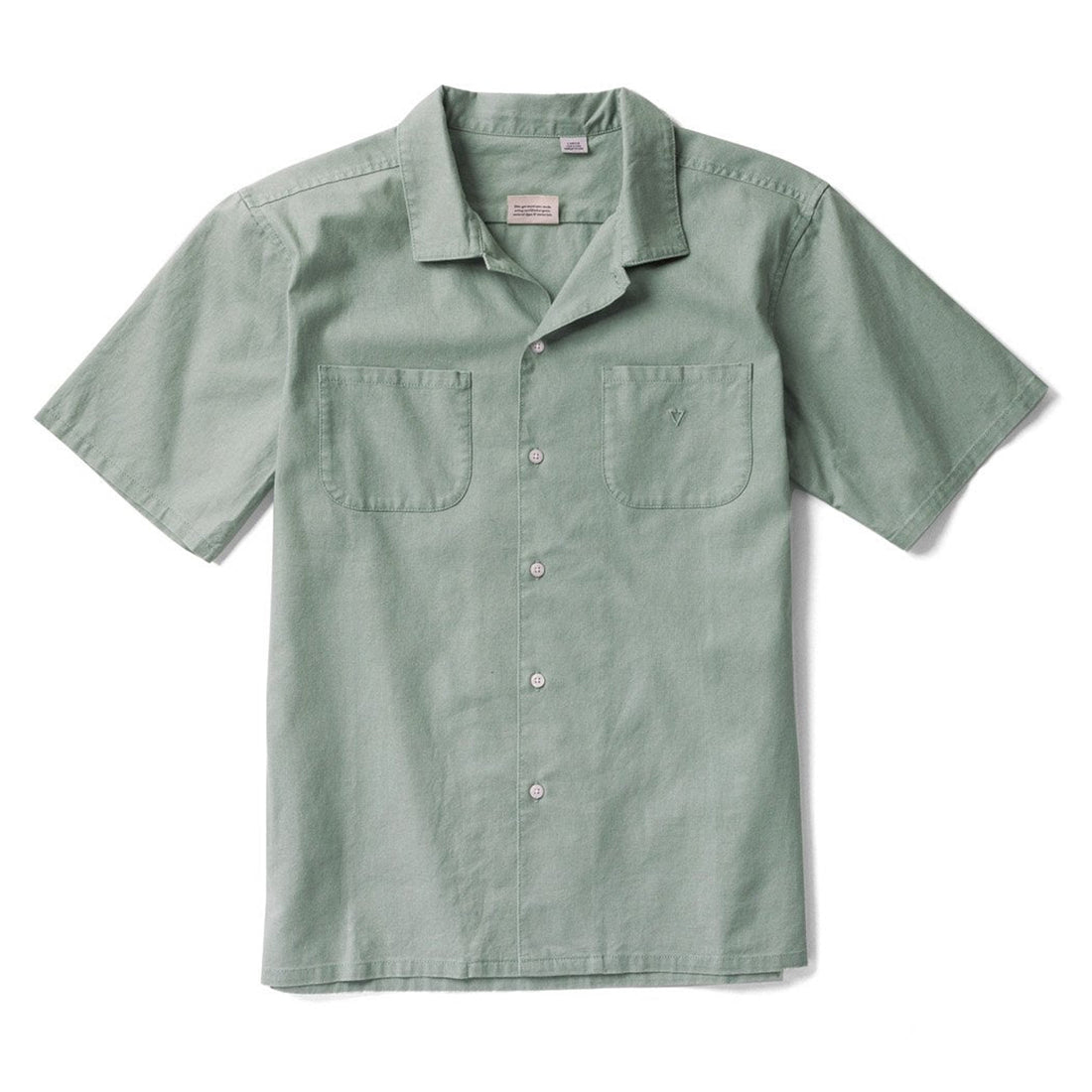Vissla Natural Dye Eco Shirt in Chlorophyll available at Freeride Surf & Skate NZ.