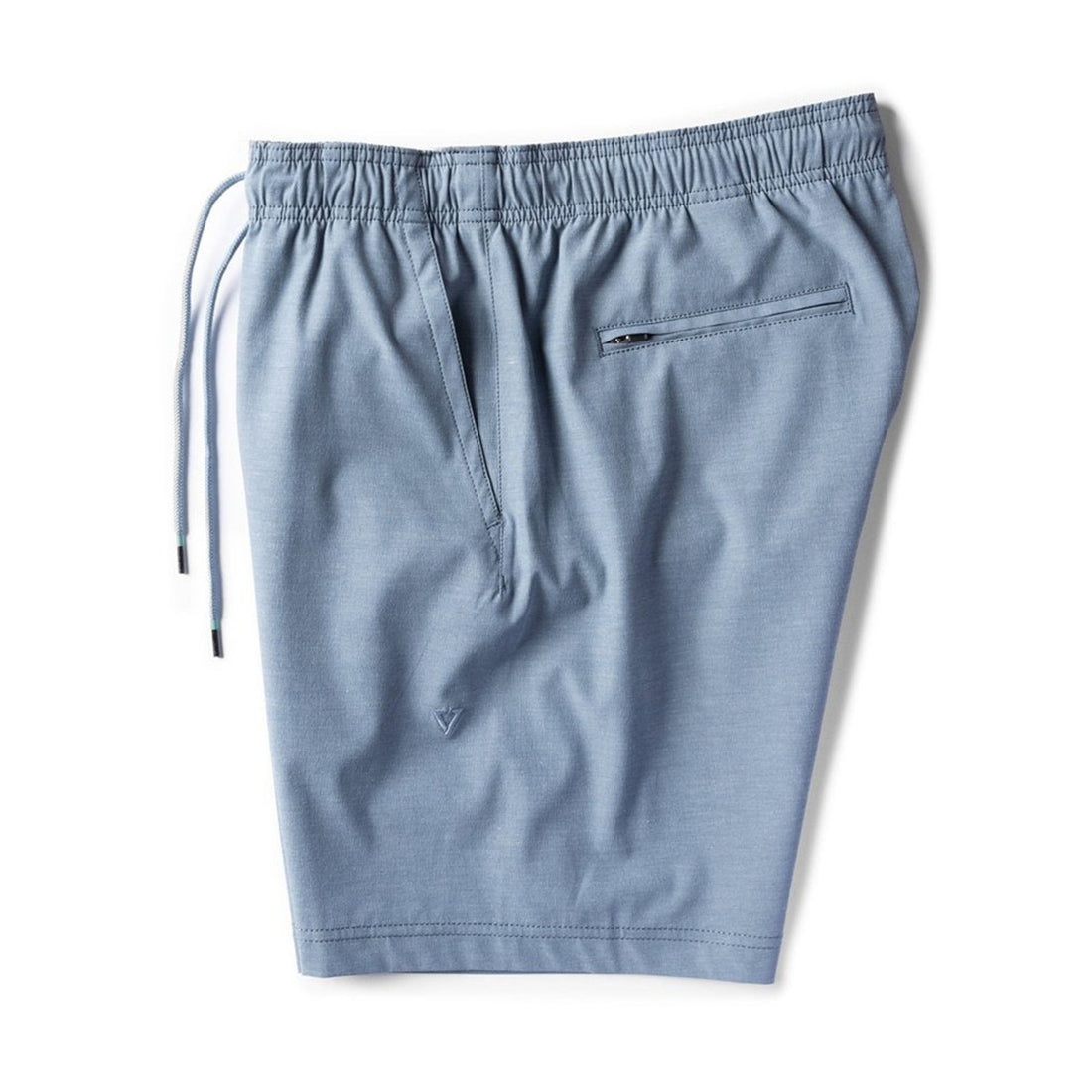 Vissla No See Ums Eco Elastic Walkshort Slate — recycled polyester and hemp blend men’s shorts for everyday wear, shop Freeride Surf & Skate NZ