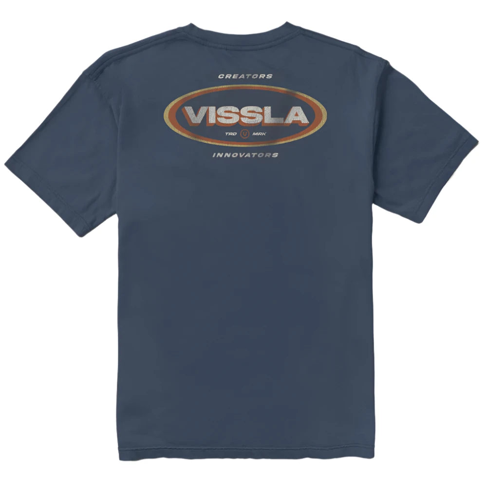 Vissla Occular Organic Blend Tee in Navy available at Freeride Surf & Skate NZ.