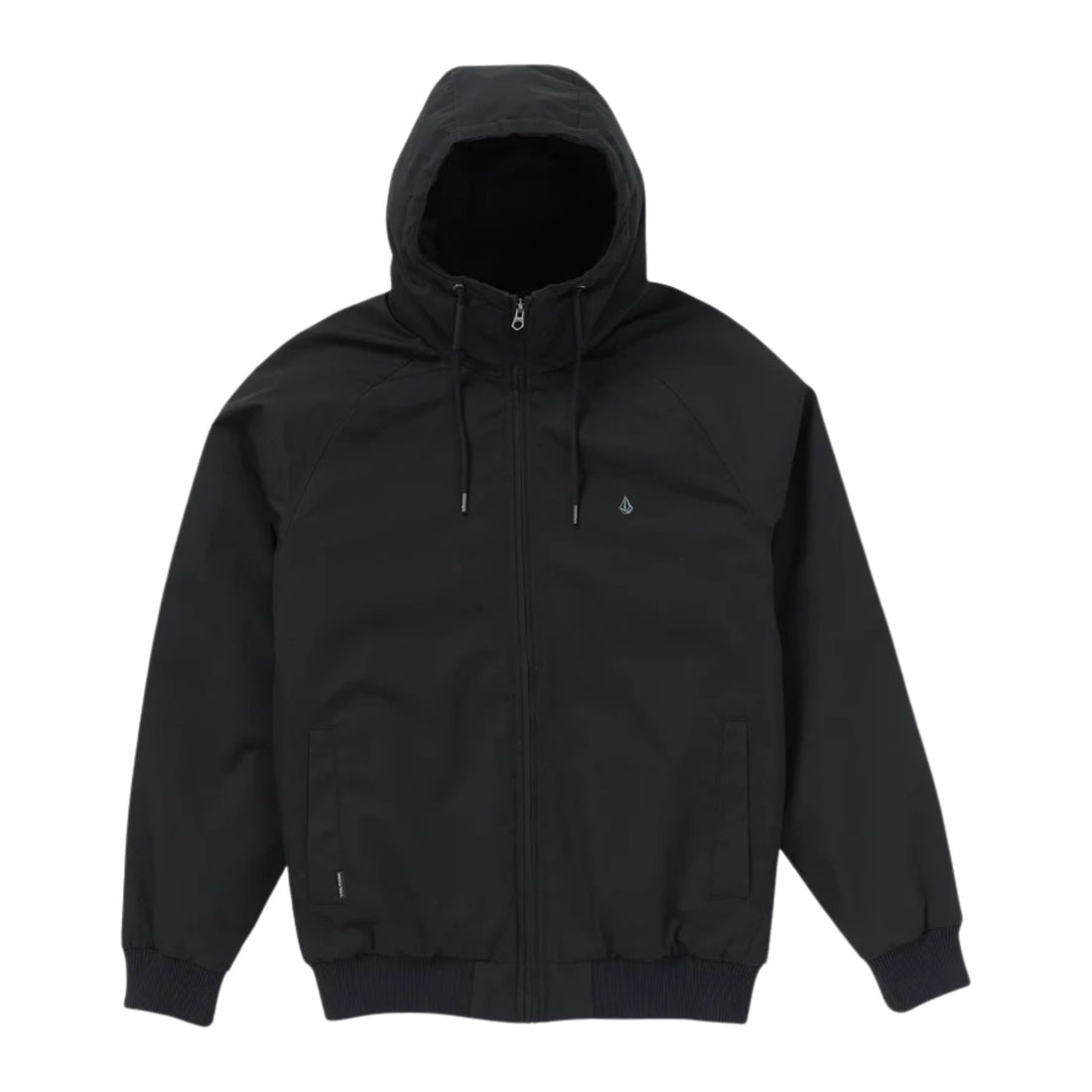 Volcom Hernan 10K jacket black mens waterproof insulated jacket available at Freeride Surf & Skate NZ.
