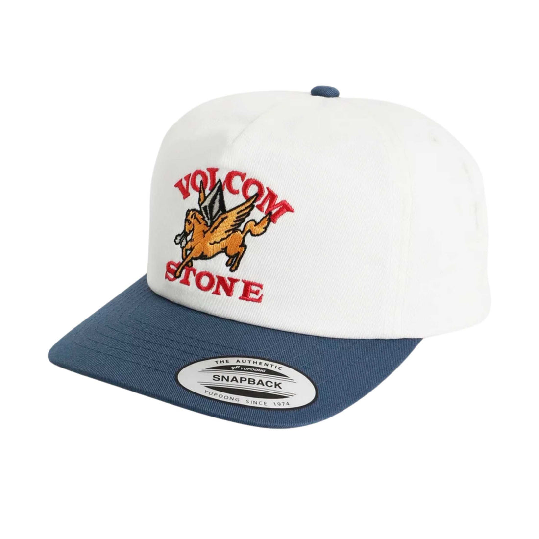 Volcom Petrolstone snapback hat cotton adjustable cap with embroidered logo surf shop Auckland NZ
