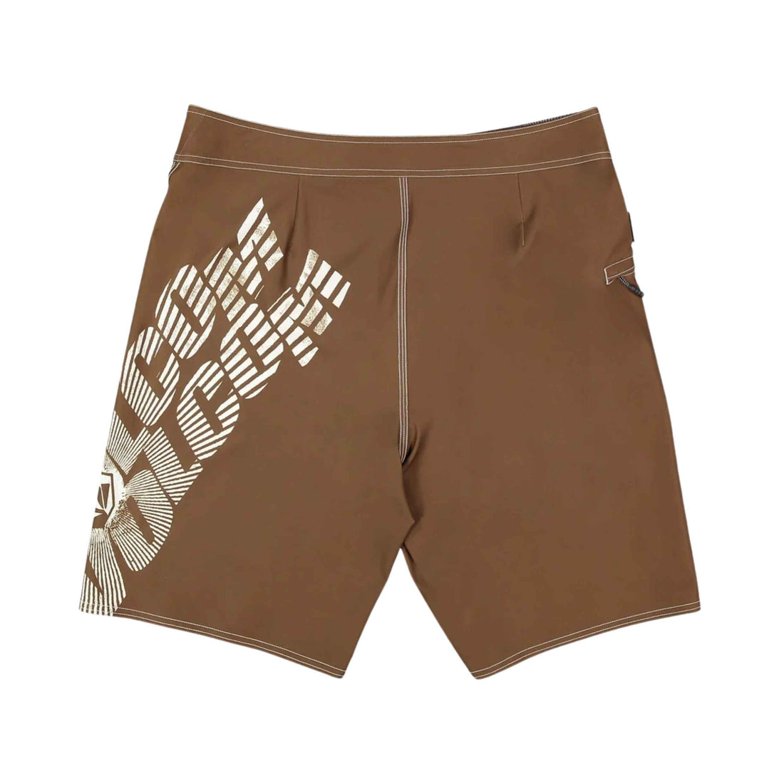 Volcom Reaper Stone Mod 21-inch Boardshort in Brown Stone with Stone Shield 4-way stretch and Mod Tech Fit, available at Freeride Surf & Skate NZ.