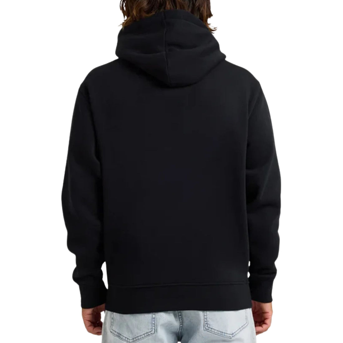 Volcom Stonicon hooded sweat black fleece hoodie available at Freeride Surf & Skate NZ.