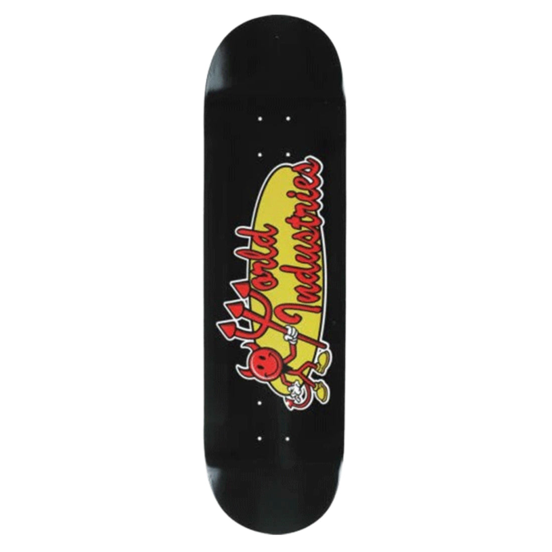 World Industries Devilman Classic skate deck 8.25 — hard rock maple skateboard deck with iconic Devilman graphic, available at Freeride Surf & Skate NZ.
