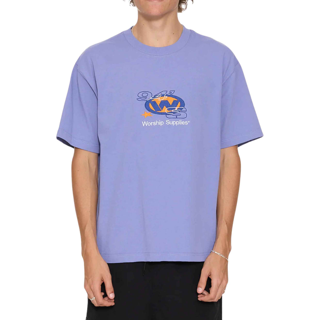 Worship Topper Tee Purple Haze men's organic cotton t-shirt at Freeride Surf & Skate Auckland NZ