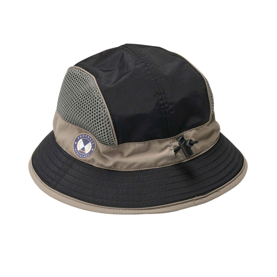 XLARGE Football Bucket Hat — retro sports-inspired bucket hat with contrast panels and embroidered XLARGE logo, available at Freeride Surf & Skate NZ.