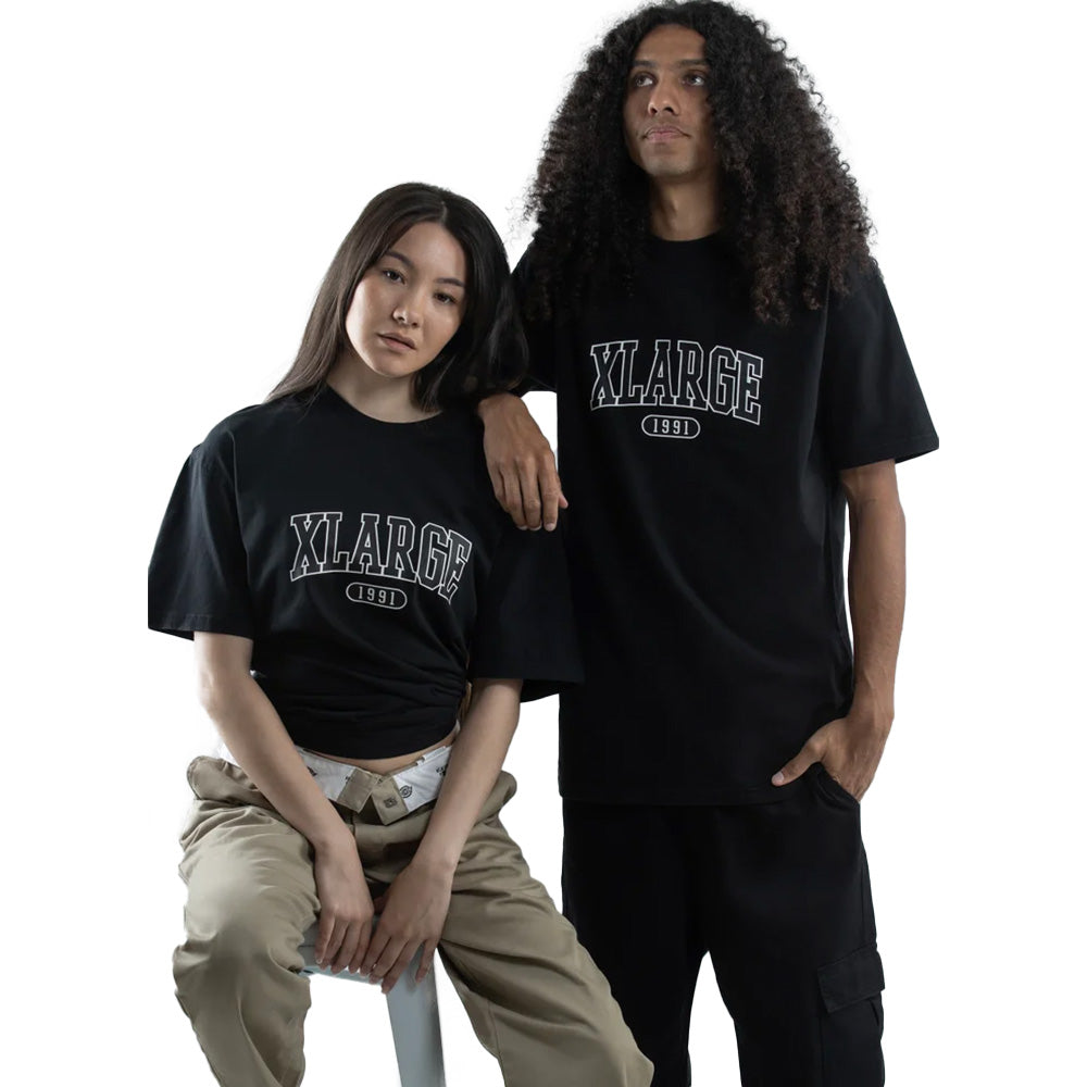 XLarge Madball Tee in Washed Black available at Freeride Surf & Skate NZ.