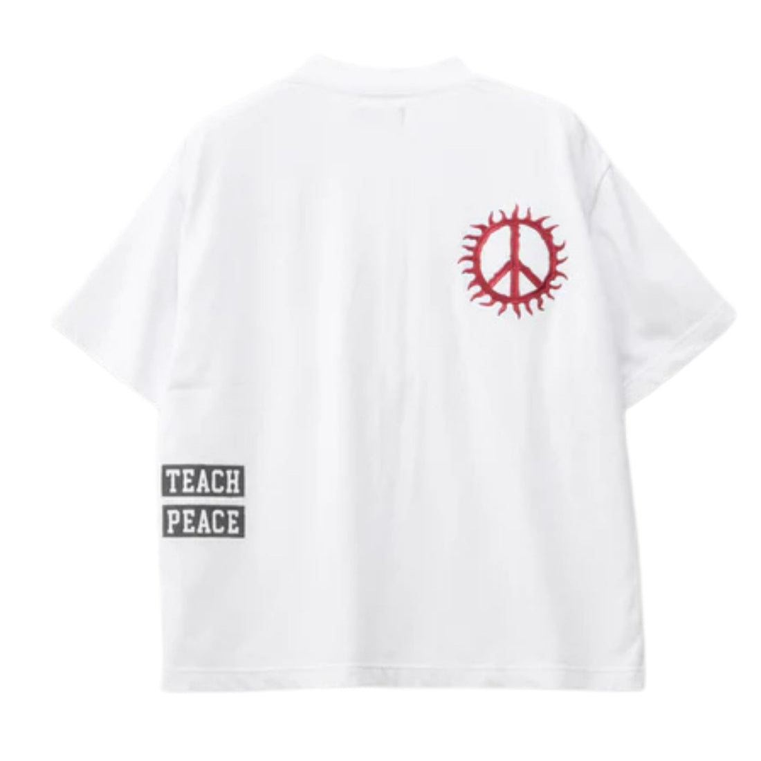 XLARGE Teach Peach Gorilla Fit Tee in White — relaxed fit streetwear tee with gorilla print, available at Freeride Surf & Skate NZ.