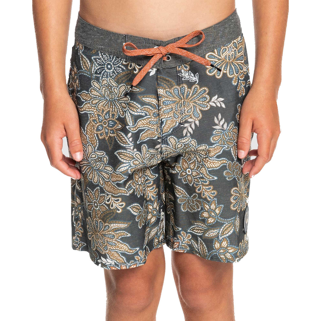 QUIKSILVER YOUTH HEMP STRETCH ENDLESS TRIP15" BOARSHORT