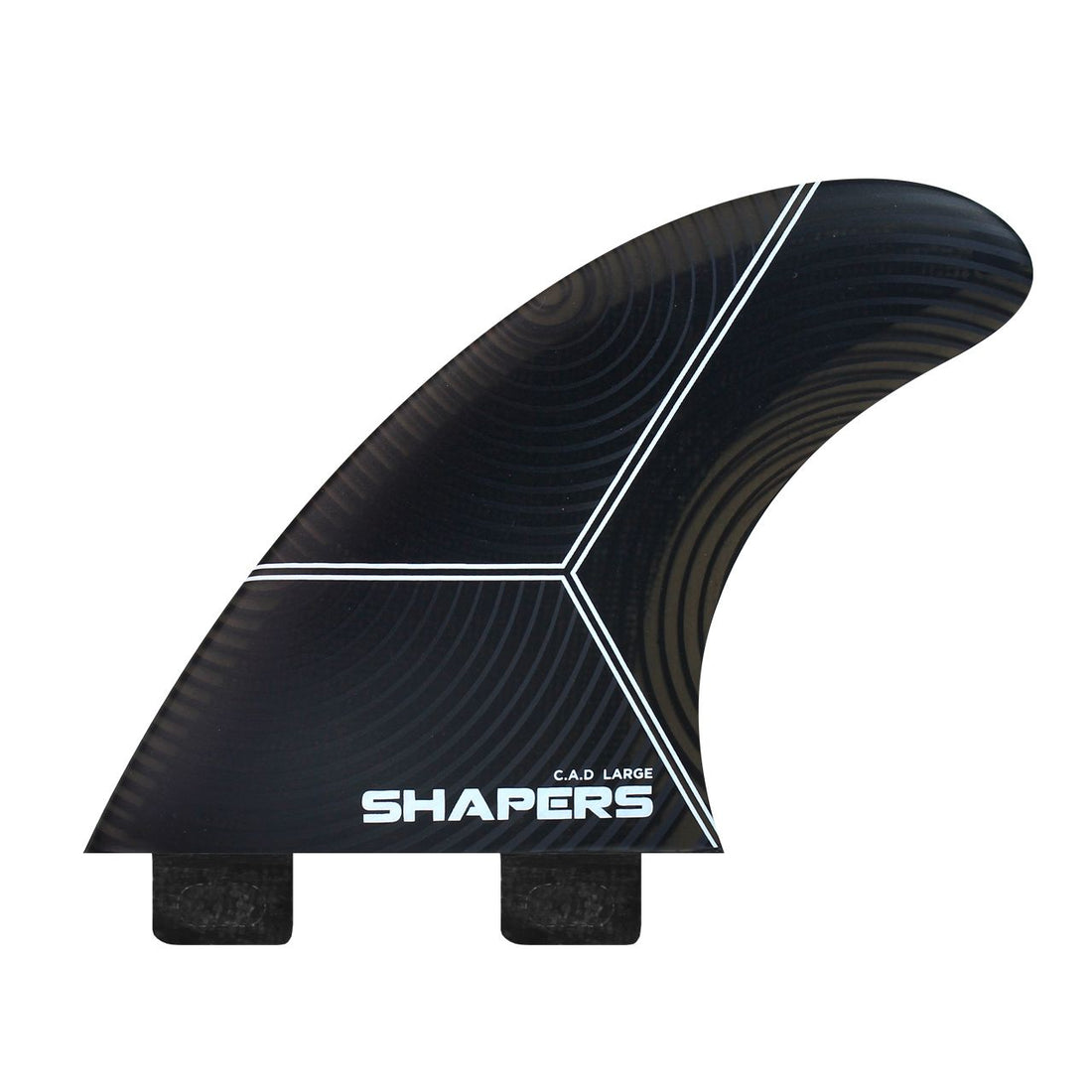 SHAPERS C.A.D LARGE 3-FIN DUAL TAB BASE